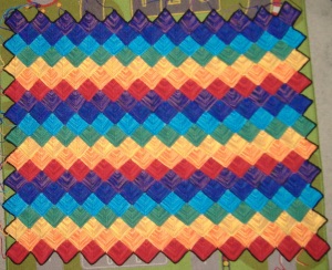 sock yarn blanket